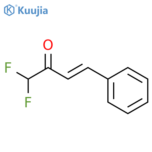 1,1-difluoro-4-phenylbut-3-en-2-one structure