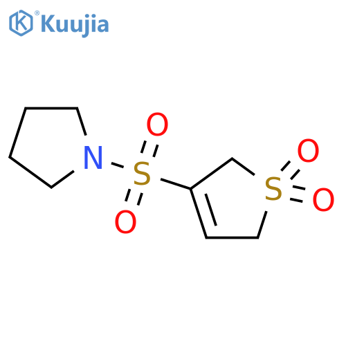 3-(pyrrolidine-1-sulfonyl)-2,5-dihydro-1lambda6-thiophene-1,1-dione structure