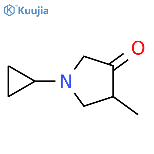 1-cyclopropyl-4-methylpyrrolidin-3-one structure