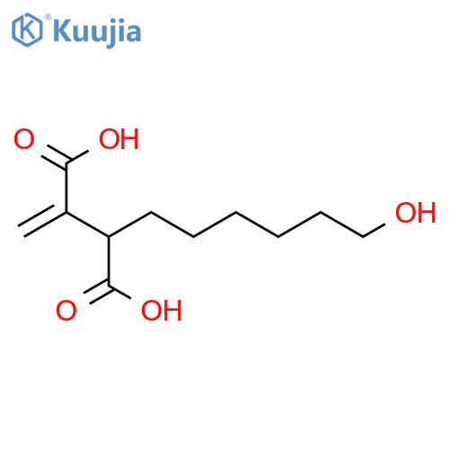 2-(6-Hydroxyhexyl)-3-methylenebutanedioic acid; (S)-form structure