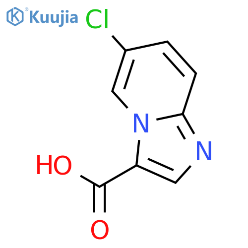 6-Chloroimidazo[1,2-a]pyridine-3-carboxylic acid structure