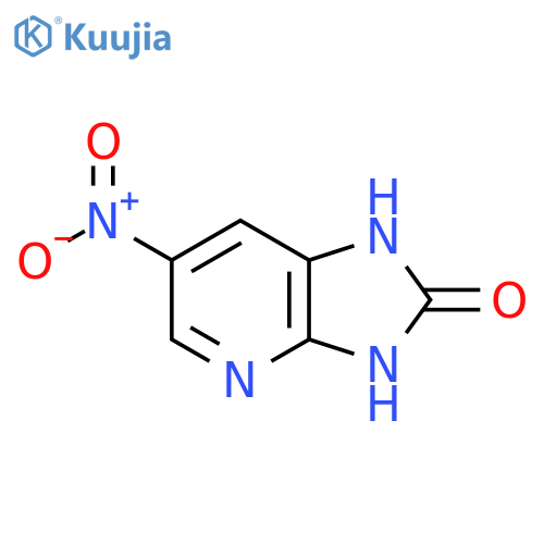 6-nitro-1H,2H,3H-imidazo4,5-bpyridin-2-one structure