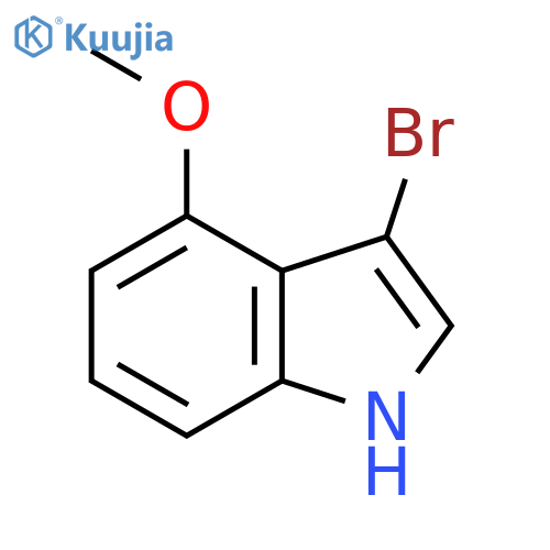1H-Indole, 3-bromo-4-methoxy- structure