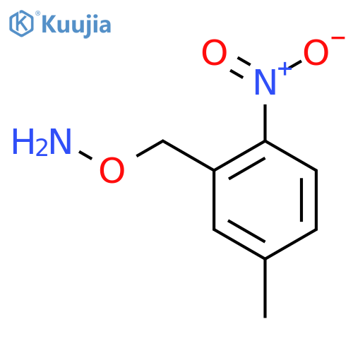 O-(5-methyl-2-nitrophenyl)methylhydroxylamine structure