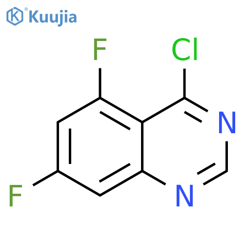 4-chloro-6,8-difluoro-quinazoline structure