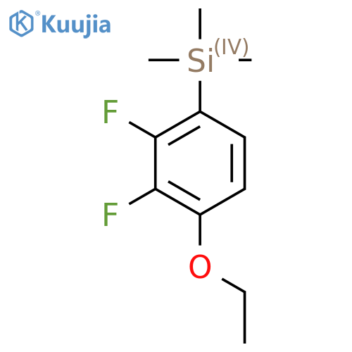 1-Ethoxy-2,3-difluoro-4-(trimethylsilyl)benZene structure