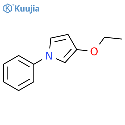 1H-Pyrrole, 3-ethoxy-1-phenyl- structure