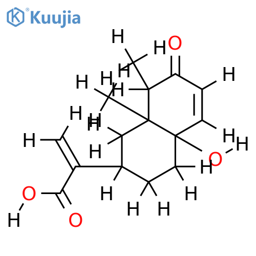 10alpha-hydroxy-3-oxo-eremophila-1,11(13)-dien-12-oic acid structure