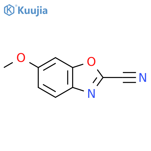 2-Benzoxazolecarbonitrile, 6-methoxy- structure