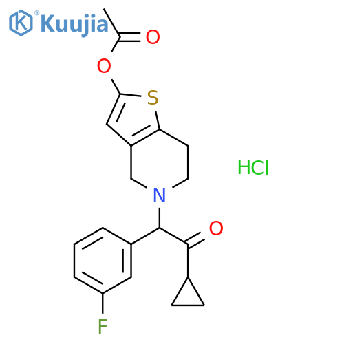 m-Fluoro Prasugrel Hydrochloride structure