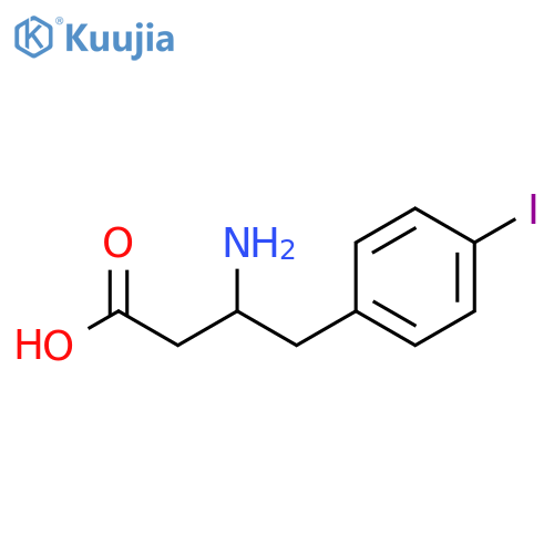 3-Amino-4-(4-iodophenyl)butyricAcid structure