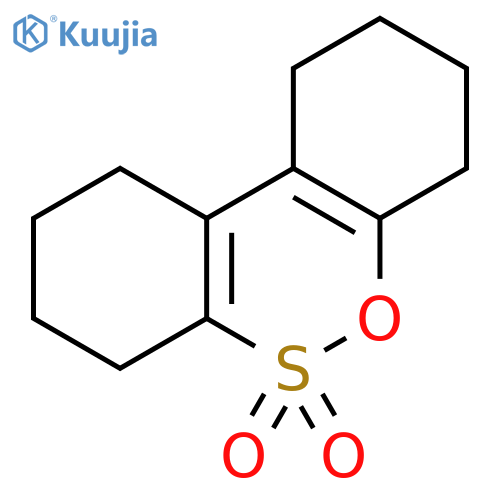 Dibenz[c,e][1,2]oxathiin, 1,2,3,4,7,8,9,10-octahydro-, 6,6-dioxide structure