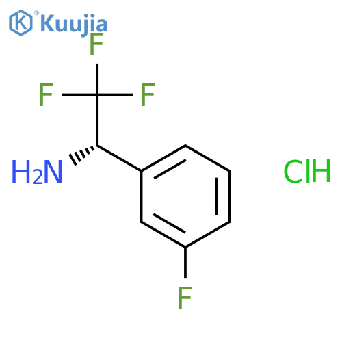 (S)-2,2,2-Trifluoro-1-(3-fluorophenyl)ethanamine hydrochloride structure