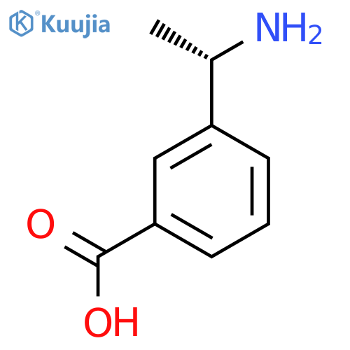 (S)-3-(1-Amino-ethyl)-benzoic acid structure