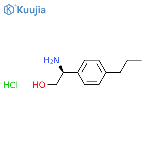 (2S)-2-Amino-2-[4-(methylethyl)phenyl]ethan-1-ol HCl structure