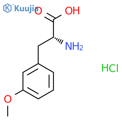 (R)-2-Amino-3-(3-methoxyphenyl)propanoic acid hydrochloride structure