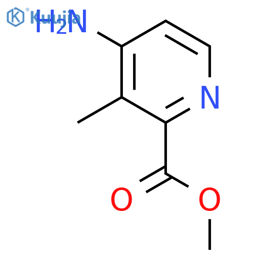 methyl 4-amino-3-methylpyridine-2-carboxylate structure