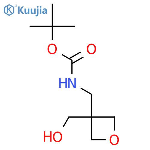 Tert-Butyl N-{[3-(hydroxymethyl)oxetan-3-yl]methyl}carbamate structure