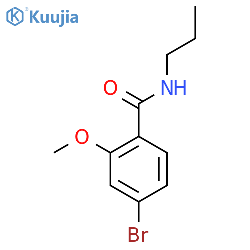 4-Bromo-2-methoxy-N-propylbenzamide structure