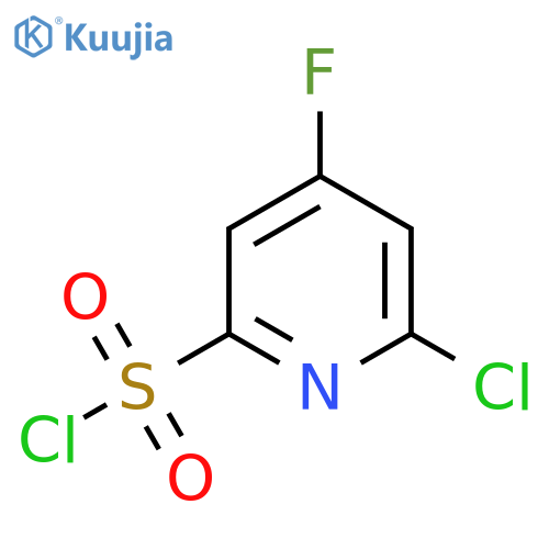 6-Chloro-4-fluoropyridine-2-sulfonyl chloride structure