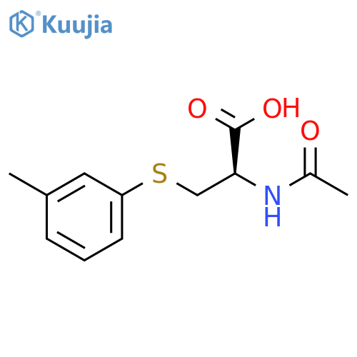 N-Acetyl-S-(3-methylphenyl)-L-cysteine structure