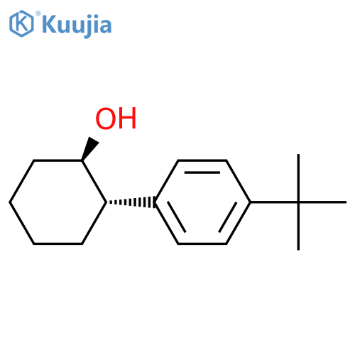 Cyclohexanol, 2-[4-(1,1-dimethylethyl)phenyl]-, trans- structure