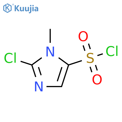 2-chloro-1-methyl-1H-imidazole-5-sulfonyl chloride structure
