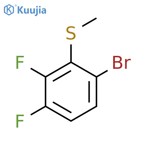 6-Bromo-2,3-difluorothioanisole structure
