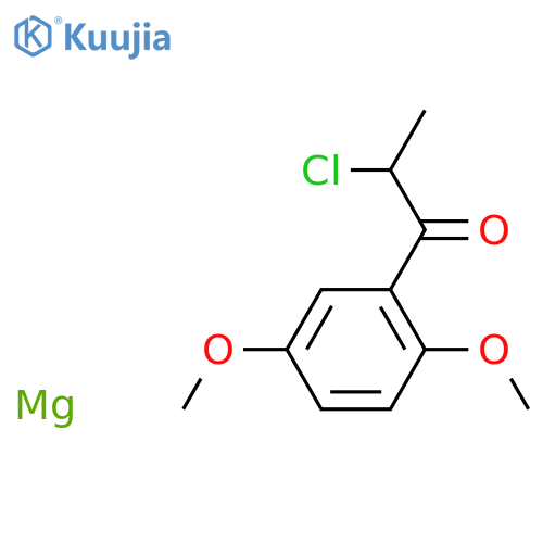 Magnesium, chloro[1-(2,5-dimethoxyphenyl)-1-propanone]- structure