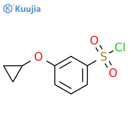3-cyclopropoxybenzene-1-sulfonyl chloride structure