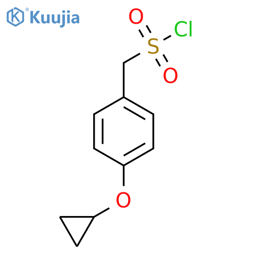 (4-Cyclopropoxyphenyl)methanesulfonyl Chloride structure