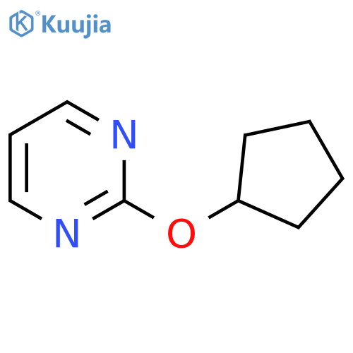 2-(Cyclopentyloxy)pyrimidine structure