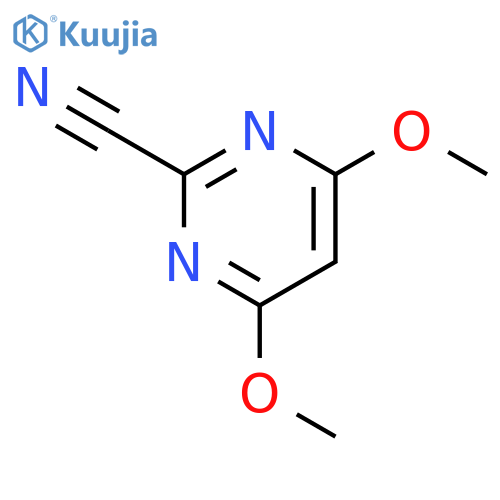 4,6-Dimethoxypyrimidine-2-carbonitrile structure