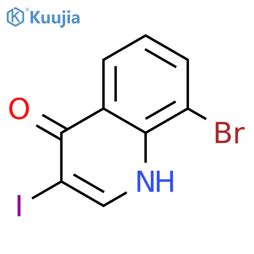 8-Bromo-3-iodoquinolin-4(1H)-one structure