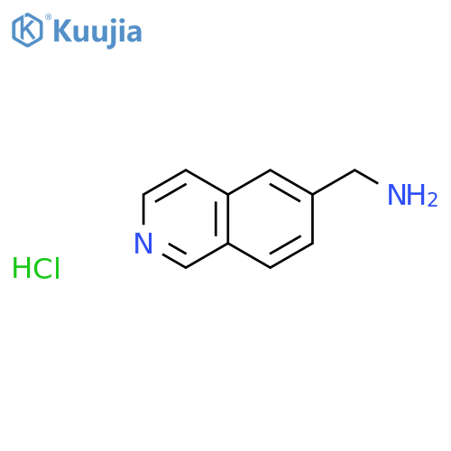(Isoquinolin-6-yl)methanamine hydrochloride structure