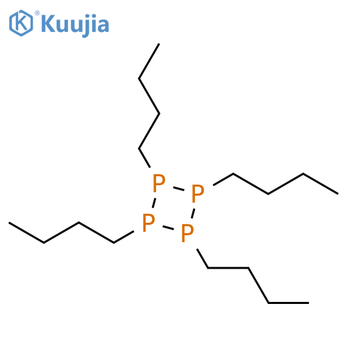 Tetraphosphetane,1,2,3,4-tetrabutyl- structure