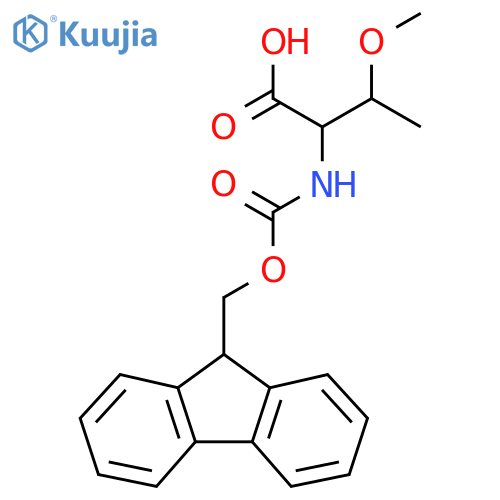Fmoc-2-amino-3-methoxybutanoic Acid structure