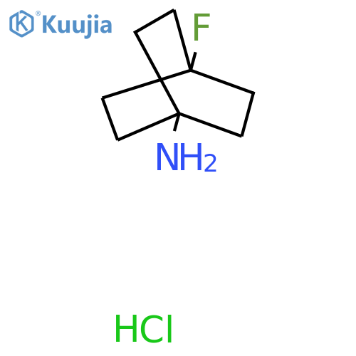 4-fluorobicyclo[2.2.2]octan-1-amine;hydrochloride structure