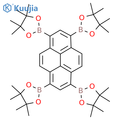 1,3,6,8-Tetrakis(4,4,5,5-tetramethyl-1,3,2-dioxaborolan-2-yl)pyrene structure