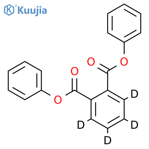Diphenyl Phthalate-3,4,5,6-d4 structure