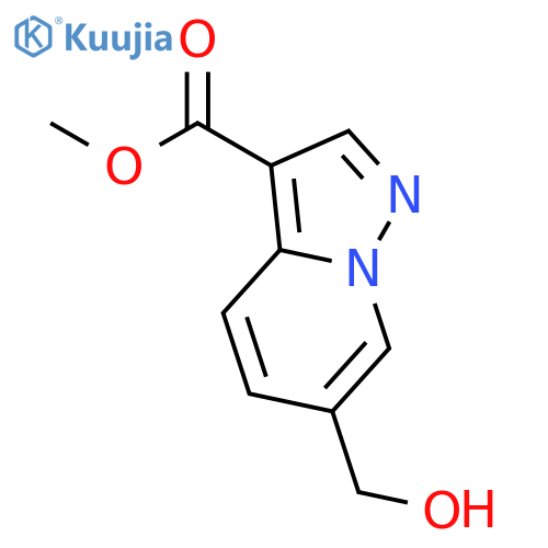 Methyl 6-(hydroxymethyl)pyrazolo[1,5-a]pyridine-3-carboxylate structure