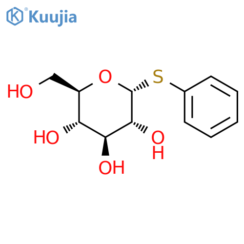 a-D-Glucopyranoside, phenyl1-thio- structure