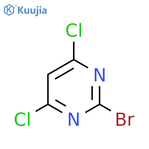 2-Bromo-4,6-dichloropyrimidine structure