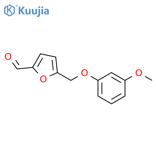 5-[(3-methoxyphenoxy)methyl]furan-2-carbaldehyde structure