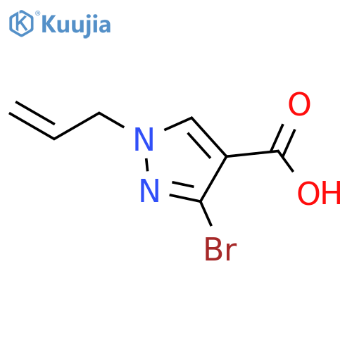 1-Allyl-3-bromo-1H-pyrazole-4-carboxylic acid structure