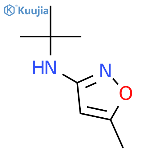 3-Isoxazolamine,N-(1,1-dimethylethyl)-5-methyl- structure