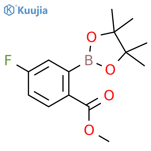5-Fluoro-2-(methoxycarbonyl)phenylboronic Acid Pinacol Ester structure