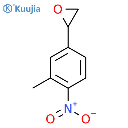 2-(3-methyl-4-nitrophenyl)oxirane structure