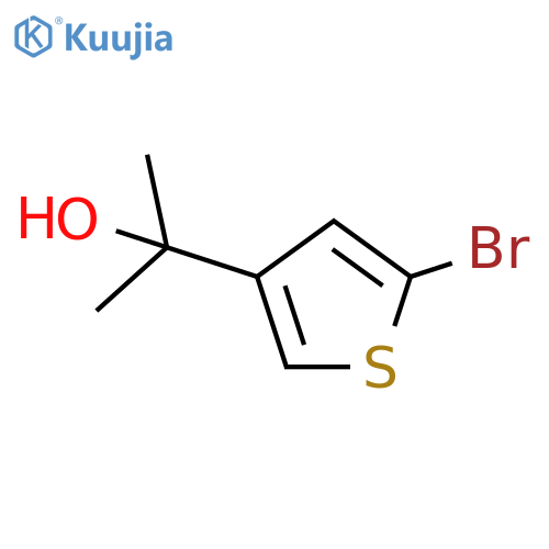 2-(5-bromothiophen-3-yl)propan-2-ol structure