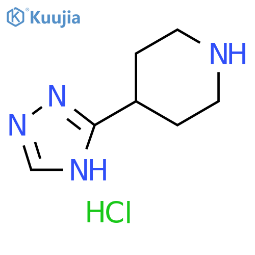 4-(4H-1,2,4-Triazol-3-yl)piperidine dihydrochloride structure
